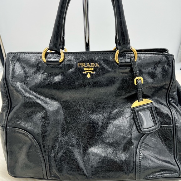 ♦️Prada vitello Shine satchel/shoulder bag - Picture 3 of 11